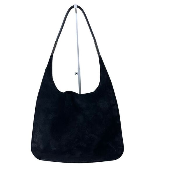 Gucci Suede Hobo Bag Black W/ Certificate of Authenticity - Picture 2 of 16